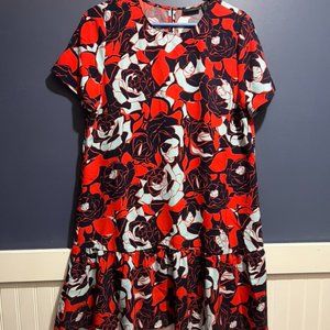 Short Sleeve Shift Dress